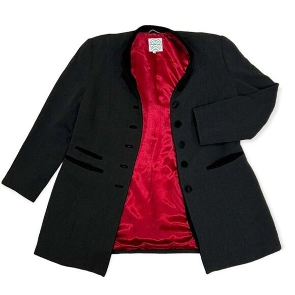 Gaisberger Vintage Black Loden Austrian Coat Size 44 - Picture 3 of 15